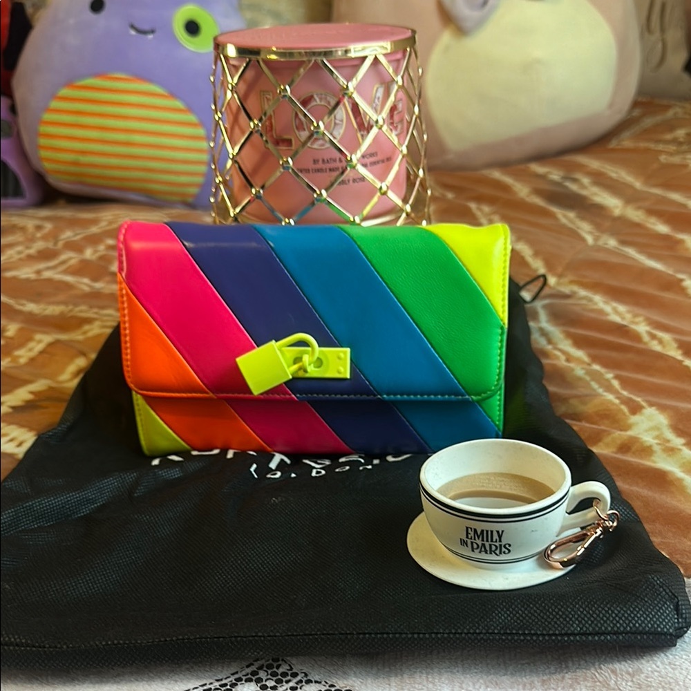 Colorful Striped Women's Bag